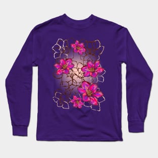 Lace floral Long Sleeve T-Shirt